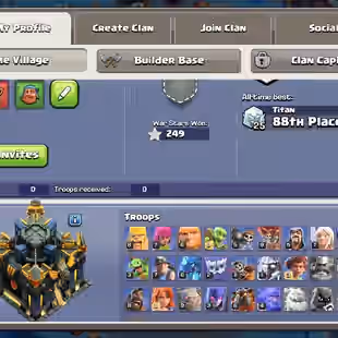 267 | 11x EPIC EQUIPMENT TH17 WALLS FULL MAX | SUPER CHEAP | [ HERO-50-39-29-43-45-5 ] | MAGIC ITEMS | NC FREE | FULL A - Image 2