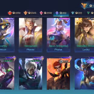 M361|LVL200|132HEROES|668SKIN|MEGACOLLECTORII|3LEGEND|6KOF|3PRIME|2COLLECTOR|ALDOUSM1|14LUCKYBOX|MYTHICS40 - Image 13