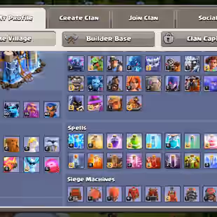 233 🔥 Best deal | Th18 black defence  max 🔥 best equipment | [ heros-95-100-60-75-48 ] | strong troops | nc yes - Image 3