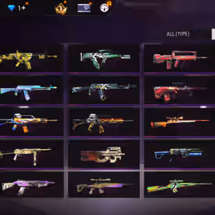 X252|Lvl 74|56 CHARACTER|170 COSTUME|AURUMDEUS SPORTS CAR|269 WEAPON(4 EVO+40 MYTHIC)|Ak47 Blue Draco Lvl 6|Mp40 Predato - Image 25