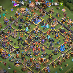 BEST DEAL | TH18 CLOSE MAX TYPE | GB-MAX!SnB-MAX!AF-MAX!FB-MAX!RS-MAX!EB-MAX | HERO-90-90-48-80-55 | 205-XP | NC AVAILAB - Image 1