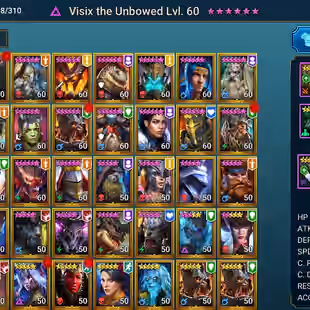 All Platform: LV91 - Power 7.36M - 41 Champions LV 60 - 55 Legend - 2 Void - Image 2