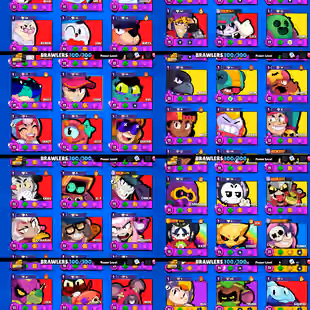 97k TROPHIES | SUPER LUXURY | 100 MAX POWER BRAWLER | 100 BRAWLER UNLOCK | 89 HYPERCHARGE | 413 SKIN | INSTANT DELIVERY - Image 3