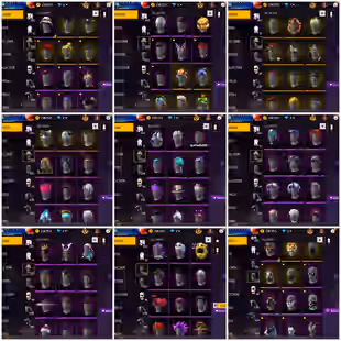 Ff Acc PRIME 7 LVL 77  || BANDIT || 2 MAX GUNS || HIGH VALUE | EVO MAX - Image 3