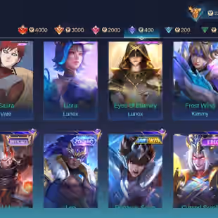 M361|LVL200|132HEROES|668SKIN|MEGACOLLECTORII|3LEGEND|6KOF|3PRIME|2COLLECTOR|ALDOUSM1|14LUCKYBOX|MYTHICS40 - Image 19