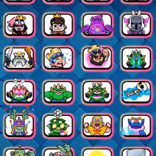 RAREST CRL 20 WIN EMOTE 🌸 KT 16 37 MAX CARDS 82 XP 106 ELITE CARDS 35 EVOLUTIONS 6 HEROES ULTIMATE CHAMPION 12500 CUPS - Image 16