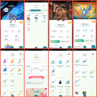🎯LVL 51 ACCT | 99💯 IV) HUNDO | 456 TRADEABLE PG )LUGIA MOLTRES PG RARE ) 125 LEGENDARY  | RARE COLLECTOR ACCT / INSTAN - Image 5