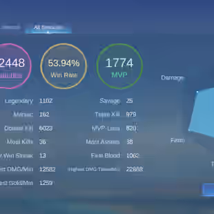 SOLID HYPER MM MAGE ACC || 1 LEGEND 12 GRAND 12 EXQUISITE || CLOSE TO MEGA || EX 110 STARS || 415 SKINS || 139 LEVEL - Image 6