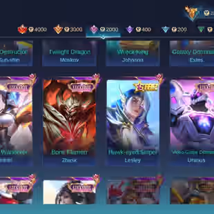 M361|LVL200|132HEROES|668SKIN|MEGACOLLECTORII|3LEGEND|6KOF|3PRIME|2COLLECTOR|ALDOUSM1|14LUCKYBOX|MYTHICS40 - Image 12