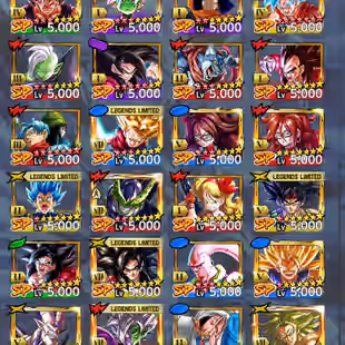 D849-IOS+Android-722 Millions Power+8 UL(SS4 Gogeta+S Gogeta+S Vegito+Rose+Gogeta)+52 Legends+Vip Equipment+Team Fusion - Image 6