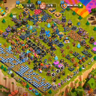 💎11K GEMS TH 18💎BLACK DEF AND 4 EPIC MAX | 15 EPIC TOTAL | 2100 MEDALS | HEROES:79-79-63-63-41 | NC YES | MAGIC ITEMS  - Image 1