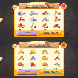 🔥AFFORDABLE FARM LEVEL 112🔥 BARN 12001:12000 | SILO 55:3100 | 1349 DIAMOND | 15 MILLION COINS | CHECK PHOTOS | INSTANT - Image 1