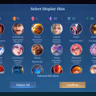 VALENTINE FANNY || MANY EPIC SKIN || 110 SKIN ||EX 58 STAR || 73 HERO UNLOCKED - Image 3