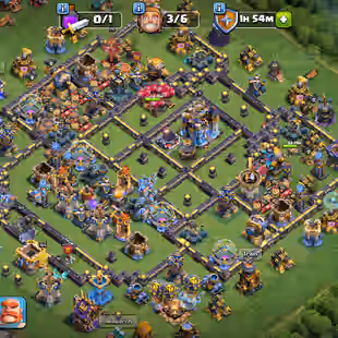 Th18 Almost Max | [6-Hero Maxed] | [Blacksmith [14-Epic Almost Max] | Wall Max Full |  Defence Max | XP-241 | NC-Yes | B - Image 1