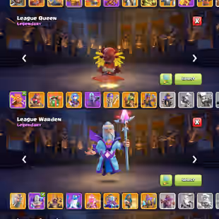 [ALL LEAGUE SKIN AND WAR ARENA] RARE TH-18 NEAR MAX! XP-256! 5X EPIC EQUIPMENTS MAX! HEROES:-104-103-93-80-53! BEST DEAL - Image 5