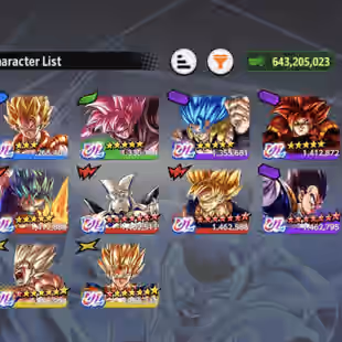D984-VIP ACCOUNT-10 ULTRA+86 Legends Limited+Vip Zenkai+Vip Equipment+Many Good Team+Stacked LF+Strong Account - Image 1