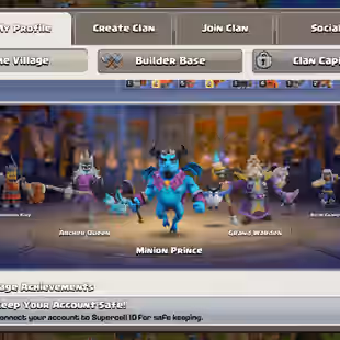 ALL HELPER MAX | TH18 CLOSE MAX TYPE | HERO-105-105-70-80-55 | SB-MAX!AF-MAX!EB-MAX!CLOSE MAX HUGE EQUIP | 212-XP | BH  - Image 4