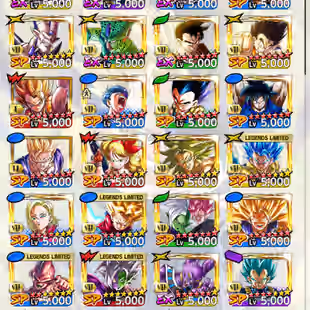 SUPER VIP ACCOUNT-17 ULTRA+842 MILLIONS POWERS+LR SUPER VEGITO+65 LEGENDS LIMITED+VIP ZENKAI+VIP EQUIPMENT - Image 9
