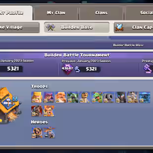 [PREMIUM]🔥SUPERIOR TH18💎Heros lvl 105-105-95-80-55-16 | 55 Heros Skins | 5 Premium Sceneries | Epic Max equipment |  - Image 21