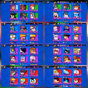 🔥Full Max ID 🔥14x Title - Trophy 75.5K | OG ID 2021 [Level 221] 3vs3 23K | All Brawlers Max | 280x Og Skin | Instant - Image 3