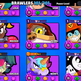 METEOR 3 | 98K TROPHY- 450X SKINS | OLD PIPER SKINS | 101/101 BRAWLER | 98X MAX | 88X HYPER | 3v3 WINS | 847-PINS | - Image 8