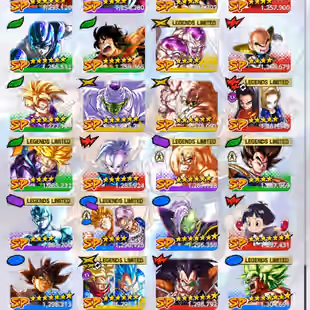 D872-IOS+Android-Nice Acc-10 UL(Cell Full Red Star+Zamasu+Frieza+Broly+Turles+Majin+S Vegito)+48 Legends+Vip Equi+Good  - Image 14