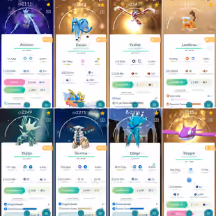 RARE - 1515 SHINY🔥 175x SHINY LEGENDARY💎 PvP ML mons [] CROWNED ZACIAN [] SHINY COSTUME PIKACHU [] Shiny BG Kyurem - Image 9