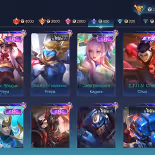 M361|LVL200|132HEROES|668SKIN|MEGACOLLECTORII|3LEGEND|6KOF|3PRIME|2COLLECTOR|ALDOUSM1|14LUCKYBOX|MYTHICS40 - Image 16