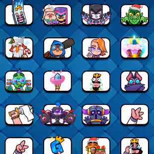 H🔥EXP-62!!KT-15!!29 EVOS-NC-500🔥79 LVL 14 CARDS!!22 CARDS LVL 15!! EXCLUSIVE EMOTES-TOWER SKINS!!BEST ACCOUNT  - Image 6