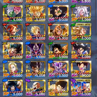 D849-IOS+Android-722 Millions Power+8 UL(SS4 Gogeta+S Gogeta+S Vegito+Rose+Gogeta)+52 Legends+Vip Equipment+Team Fusion - Image 5