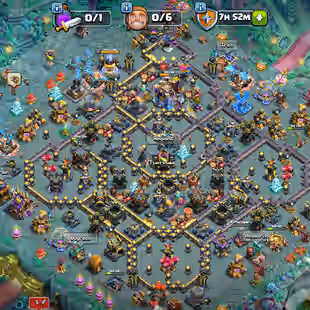 TH 18 ALMOST MAX-XP 264-WALLS NEAR MAX-6 EPIC EQUIPMENT MAX-HERO 105-105-95-80-55-NC YES-DEFENSE NEAR MAX-BEST DEAL - Image 1