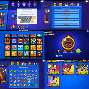 97k TROPHIES | SUPER LUXURY | 100 MAX POWER BRAWLER | 100 BRAWLER UNLOCK | 89 HYPERCHARGE | 413 SKIN | INSTANT DELIVERY - Image 4