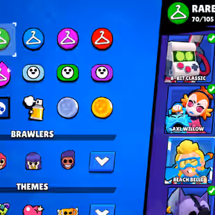 BEST OFFER 🎄 70.2K TROPHY 🎄 97/99 BRAWLERS | 50X MAX | 34X HYPER | 260X SKINS | 14X LEGENDARY SKINS | DELIVERY INSTANT - Image 9