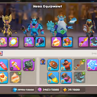 🌟FULL MAX PROFILE 🌟TH-18 MAX DEFENCE | 6400 WS | 25k L.TOPHY | 11X EPIC MAXED | HIGH XP 289  | 200 WALLS MAXED - Image 6