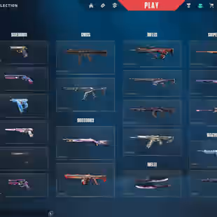 EU/TURK | All Platforms | Platinum 1 | 62 Skin | 55,225 VP Spent | Kuronami Vandal | Spectrum Phantom | Read Description - Image 22