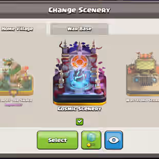 COSMIC FULL SET🔥13x SCENERY 35x SKINS🔥TH18 PROFILE MAX TYPE!! GOLDEN HUG! ALL MAX HERO! 105-105-95-80-55-25!9 EPIC MAX - Image 11