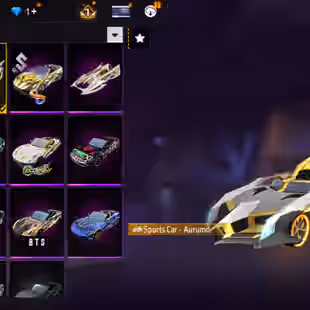 X252|Lvl 74|56 CHARACTER|170 COSTUME|AURUMDEUS SPORTS CAR|269 WEAPON(4 EVO+40 MYTHIC)|Ak47 Blue Draco Lvl 6|Mp40 Predato - Image 15