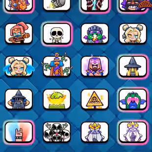 RAREST GT 100 AND 2x CRL 20 WIN EMOTES GT RANK 51 TOP UC RANK 336 KT 16 106 ELITE CARDS ALL EVO 75 XP 35 TOWER SKINS - Image 22