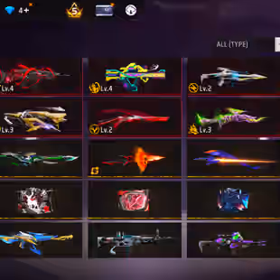 RARE LVL 59 | GALACTIC BUNNY & PURPLE & GOLDEN CRIMINAL BUNDLE | 8 EVO 44 MYTHIC GUNS | INSTANT DEAL - Image 2