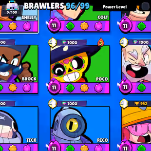 BEST OFFER 🎄 70.2K TROPHY 🎄 97/99 BRAWLERS | 50X MAX | 34X HYPER | 260X SKINS | 14X LEGENDARY SKINS | DELIVERY INSTANT - Image 3