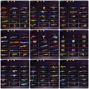 BANDIT || ONE PUNCH MAN || OG 7 YEARS ACCOUNT || HIGH VALUE RARE SKINS - Image 2