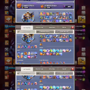 🔥TH-18 NEAR MAX🔥XP-236! COSMIC SCENERY! ALMOST 8X EPIC MAX! HEROES:-105-105-66-80-55-8! MAX WALLS AND PETS! BEST DEAL - Image 2