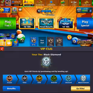 701 LEVEL ACCOUNT | VIP Black Diamond | 74 CCP | Miniclip Unlimited PW Change | 7 Digit Golden UID | Fresh Account - Image 2