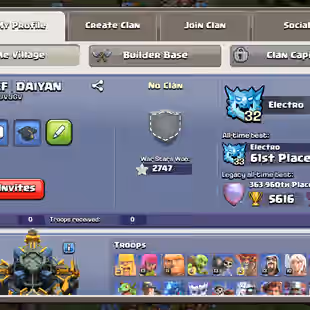 [5HERO MAX-6EPIC MAX] | TH-17 NEAR MAX | [15EPIC-S.B-F.B-E.B-A.F-R.S MAX] | HERO-100-100-90-75-50 | 700 CWL MEDALS  - Image 2