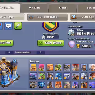 TH 18 ALMOST MAX-XP 264-WALLS NEAR MAX-6 EPIC EQUIPMENT MAX-HERO 105-105-95-80-55-NC YES-DEFENSE NEAR MAX-BEST DEAL - Image 2