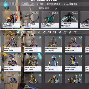 MR 25 411-750 Complated - 66x Warframe MAX 102x Primary Gun - 82x Secondary Gun - 120x Meele - Image 5