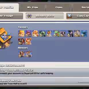 🔥TH 18 AlMOST MAX🔥 XP 255-HERO MAX 105-105-95-80-55- 9 EPIC EQUIPMENT MAX-WALLS DEFENSE MAX-NC YES-BEST DEAL - Image 11