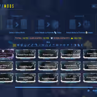 MR 26 565-750 Complated - 93x Warframe MAX 131x Primary Gun - 109x Secondary Gun - 164x Meele - Image 5