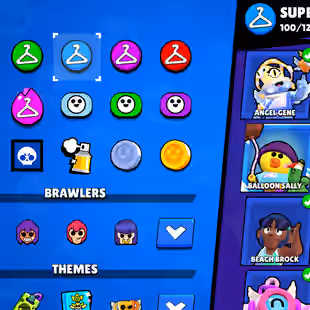 🔥RARE STAR SHELY SKINS BRAWLER ACCOUNT🔥46 HYPER CHARGE 51 MAX-49.9K GOLD-44K TROOHY-HYPER CHARHE SKINS 4- 2018 ACCOUNT - Image 16