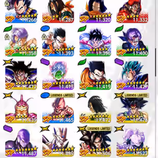 D903-IOS+Android-6 UL(SS4 Goku+SS4 Vegeta+SS Goku+Super)+38 Legends+Good Equipment+Nice Team GT+Daima+SS2 Gohan Full Red - Image 9